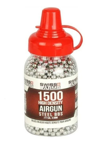 Balines De Acero Swiss Arms Bbs 4.5mm 1500u Kirkor Outdoor 0