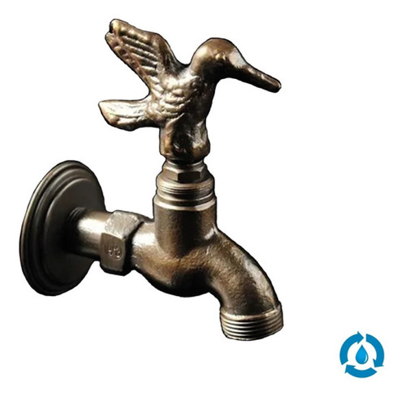 Canilla Jardin Bronce Colibri Florentino Pedestal 1 Canilla Jardin Bronce Colibri Florentino Pedestal 1