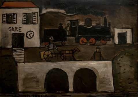 Gare - Joaquín Torres García - 1928 - Lámina 45x30 Cm. 1