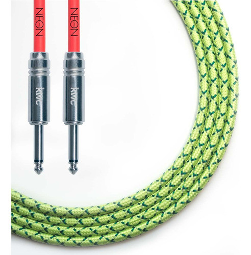 Cable Kw Kwc 102 Plug Plug 3 Mts Mallado De Tela + Gtía 1