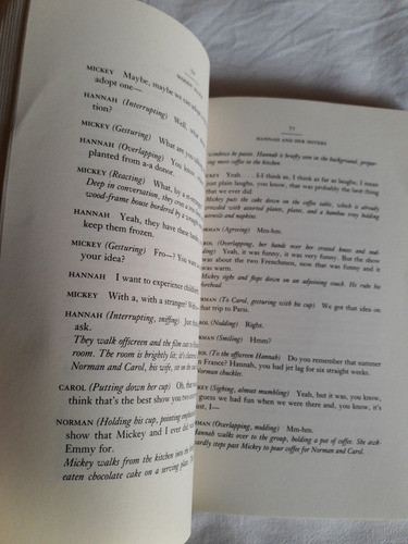 Hannah And Her Sisters By Woody Allen - Vintage Books 1