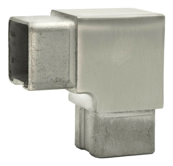 Unión 90° Caño Cuadrado 40x40mm Acero Inoxidable 0