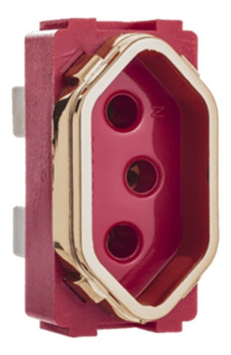 Módulo De Tomada 20a Vermelho Novara Gold Dicompel 0