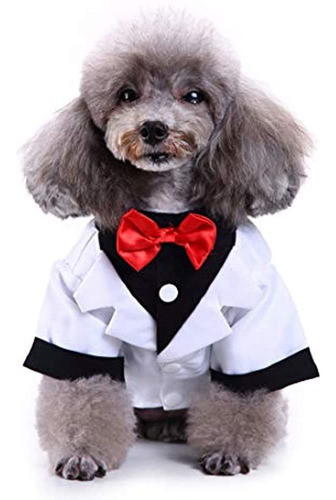 Gabefish Pets Chaquetas De Boda Negras Traje Para Perros Con 0