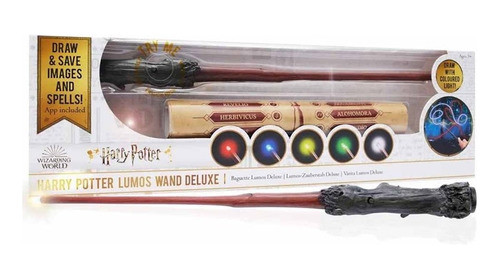 Varita Harry Potter Deluxe 39 Cm Lumos Wand 0
