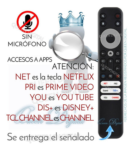 Control Remoto Para Smart Tv  Hitachi Rca Le 4ksmart21 24 26 1
