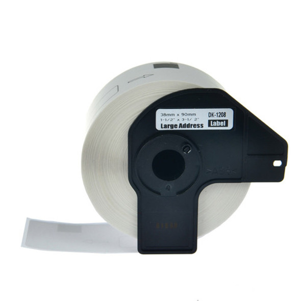 6roll Dk-1208 1-1/2  38 Mm Etiquetas De Direcciones En Un Ma 1
