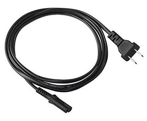 Nicetq Sustitución Us 2prong Ac Power Cord Cable For Sony 1