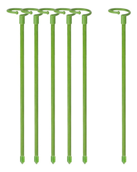 - 6 Peças De Estacas De Suporte De Plantas De 30 Cm Fixas 0