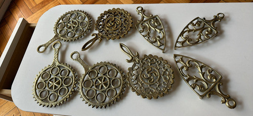 Lote 8 Posapavas De Bronce 1