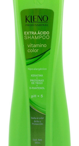Kleno Extra Acido Shampoo Vitamino Color Keratina X 980ml 1