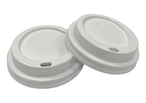 1000 Tampas Ps Branca 240/300ml Com Bico 0