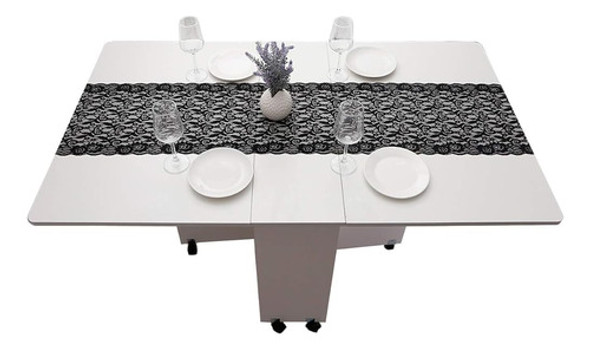 Rockcloud Camino De Mesa De Encaje De Ganchillo Con Borla Pa 0 Rockcloud Camino De Mesa De Encaje De Ganchillo Con Borla Pa 0