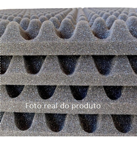 Espuma Acústica Kit C/ 20 Placas - 50cm X 50cm X 3,5cm - C.o 1