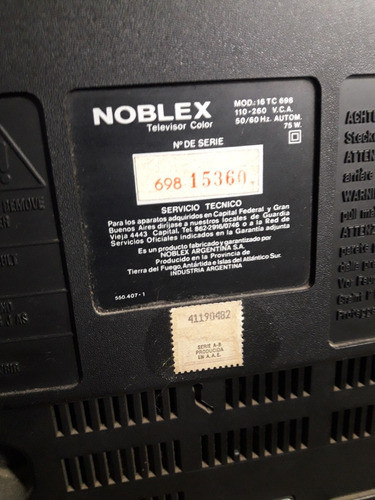Tv Noblex 16 Pulgadas Con Sintonizador Digital Tv Noga Net 1