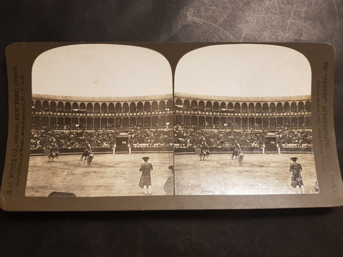 Tauromaquia Fotos Estereoscópicas Madrid 1900. Set 5. 51624. 1