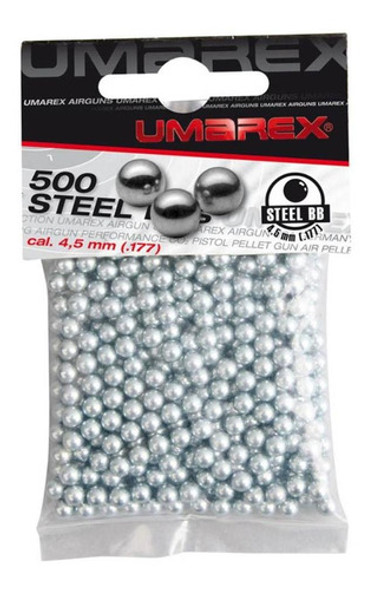 Balines Metal  4.5mm Umarex 500u Steel Bb G P 0