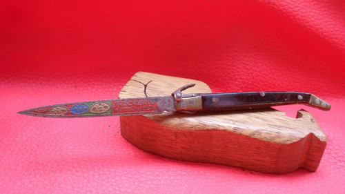 Navaja (iLG 10) Grabada Hoja 7.5 Cm. Abierta 15.5 Cm 1