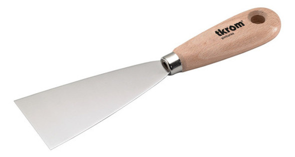 Espatula Pintor Dura Y Flexible 3 Cm Mango Madera 0