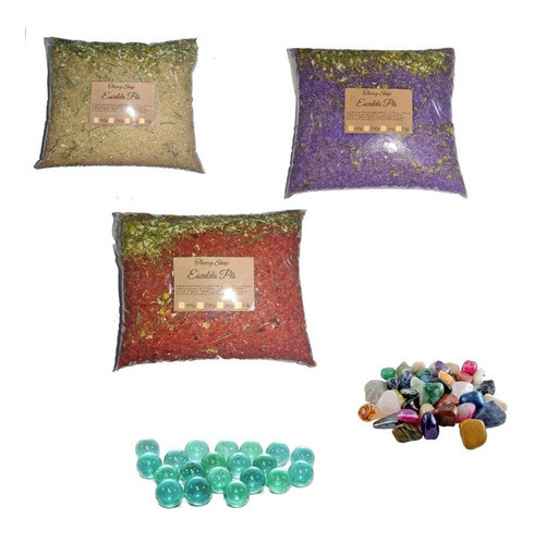 Escalda Pés 3kg C/ Flores E Pedras Naturais  E Bolinhas 0