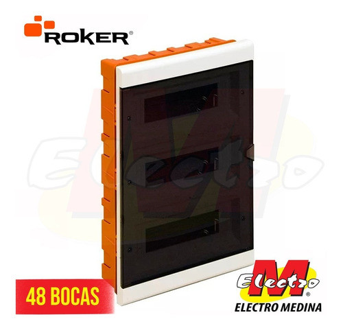 Tablero Embutir 48 Bocas Zm 748 Premium Roker Electro Medina 0