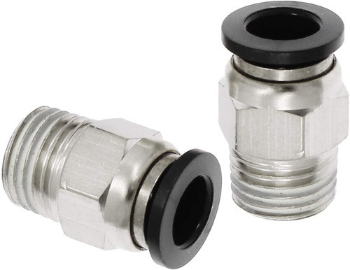 Conector Neumático Acople Recto Tubo 8mm Rosca 1/4 Bsp 0
