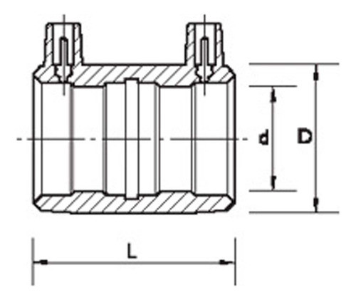 Cupla Electrica Acqua System Dema 63mm 1