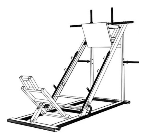 Projeto Aparelho De Academia Leg Press 45° - Envio Imediato 0