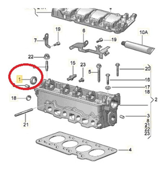 Retenes De Valvulas + Leva Dist Taranto Vw Fox Suran 1.6 8v 1 Retenes De Valvulas + Leva Dist Taranto Vw Fox Suran 1.6 8v 1