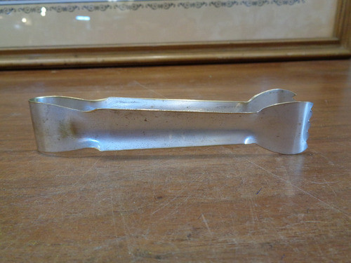 Antigua Pinza Para Hielo Bañada En Plata Rexazul 0