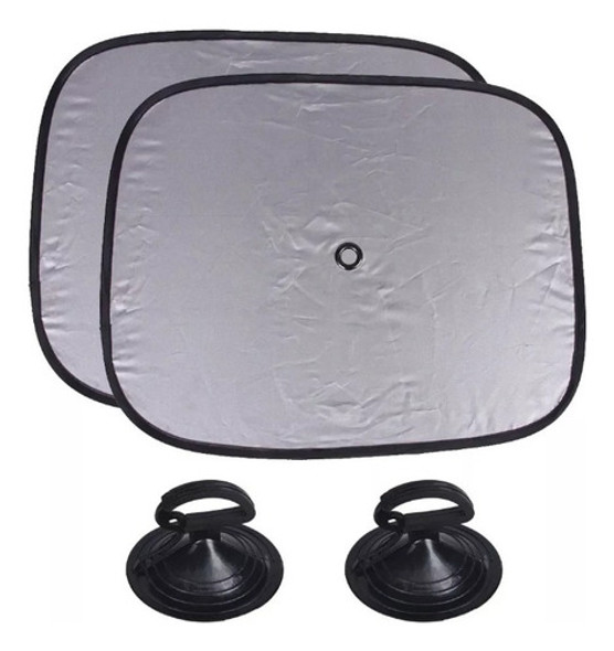 Parasol Cortina Lateral Ventanilla Para Auto X2 Unidades 0