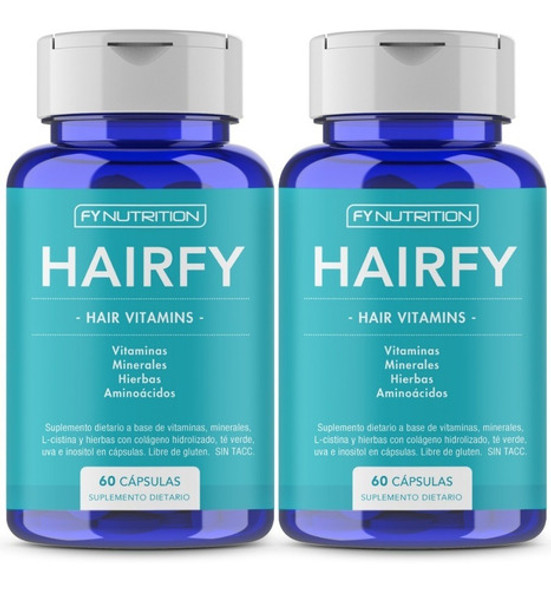 Hairfy - Vitaminas Anti Caída Cabello Pelo - Biotina X120 0
