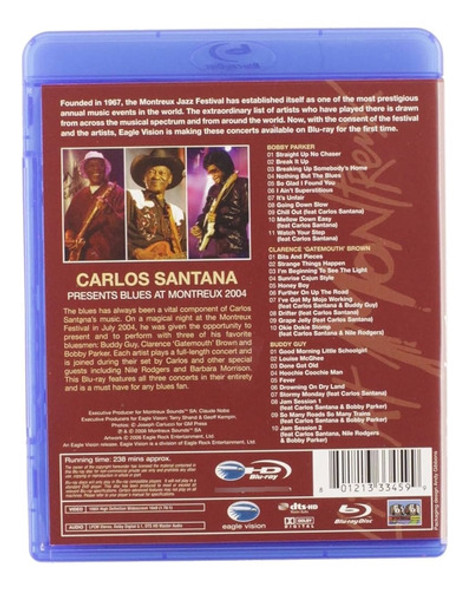 Blu-ray Carlos Santana - Blues At Montreux - Orig. & Lacrado 1 Blu-ray Carlos Santana - Blues At Montreux - Orig. & Lacrado 1