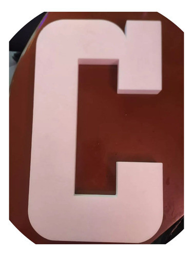 4 Letras Polifan 30cm Altura 20mm De Espesor Sin Pintar 0