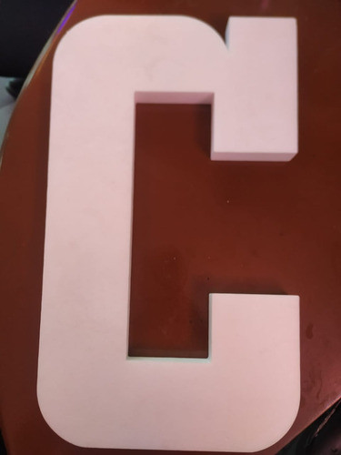 4 Letras Polifan 30cm Altura 20mm De Espesor Sin Pintar 1