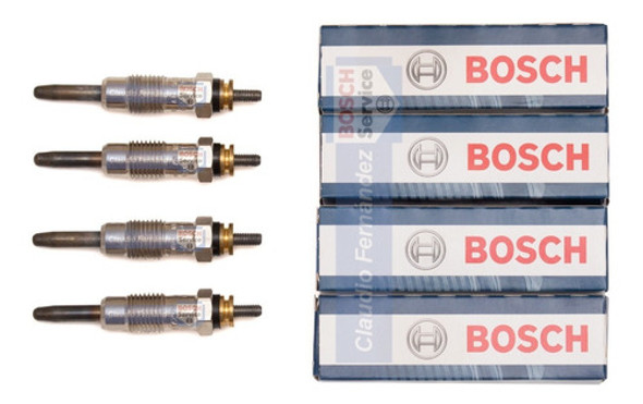 4 Bujías Bosch Renault Express 1.9 Diesel 2001 2002 2003 0
