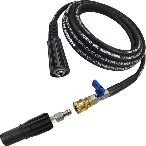 Bico Engate Rápido 10mt Mangueira T. Aço Karcher Hd 585 220v 0