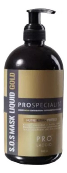 Máscara Capilar Sos Mask Liquid 500ml Pro Laccio Tratamiento 0