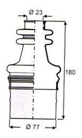Capuchon Homocinetica Renault 18/21/traf C/chap L/c 0