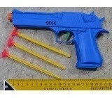 Pistola 22cm Tamanho Real Dispara Dardo Revolver Rifle Metra 0