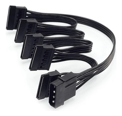 Cabo De Alimentação Divisor Adaptador 1 Ide Para 5 Sata 40cm 1