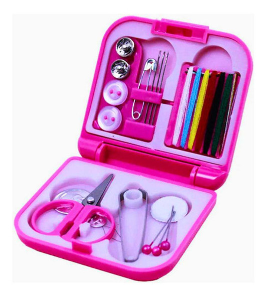 Kit De Costura Para Viagem Pequeno Pink 0