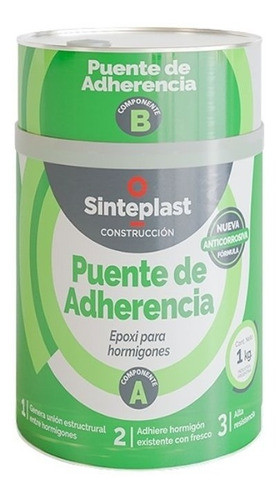 Puente De Adherencia Epoxi Union Estructural Sinteplast 1 Kg 0