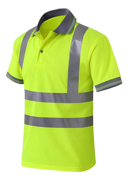 Camisa Reflexiva Para Roupas De Trabalho Camisa 2gg Amarelo 0
