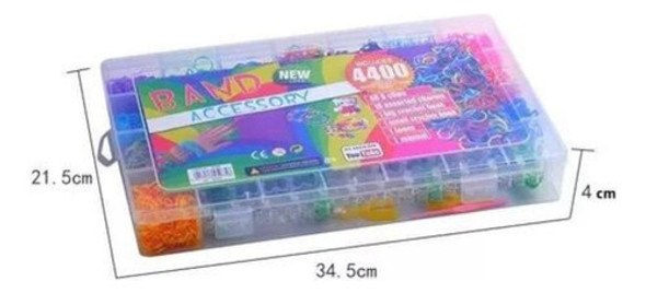 Maleta Para Fazer Pulseira 4400 Elástico Com Manual 1