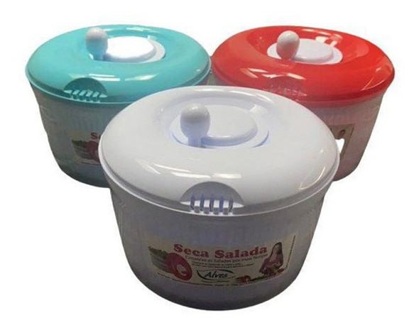 Seca Salada Centrífuga Secadora Verduras E Folhas Cozinha 0 Seca Salada Centrífuga Secadora Verduras E Folhas Cozinha 0