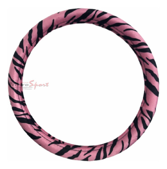 Cubre Volante De Auto- Cebra Fucsia Para Mujer 0