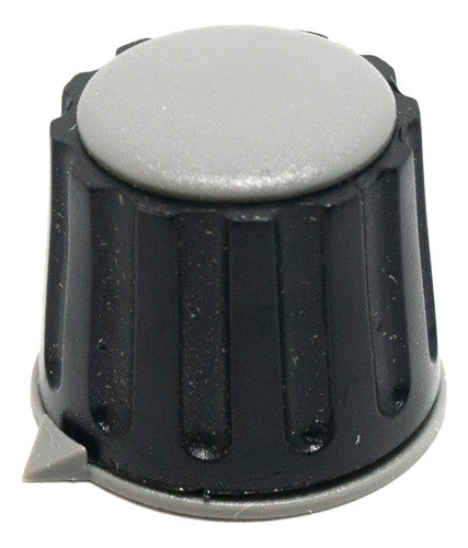 3 Perillas Potenciometro 23x20mm Eje Estriado 6mm Gris 0