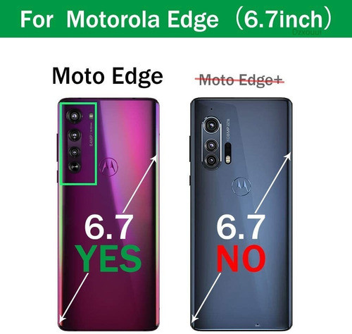 Funda Con Glitter Para Motorola Moto Edge 5g Azul Morado 1
