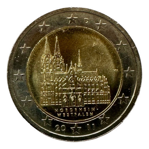 Alemania - 2 Euros - Año 2011 D - Km #293 - N. Westfalen 0
